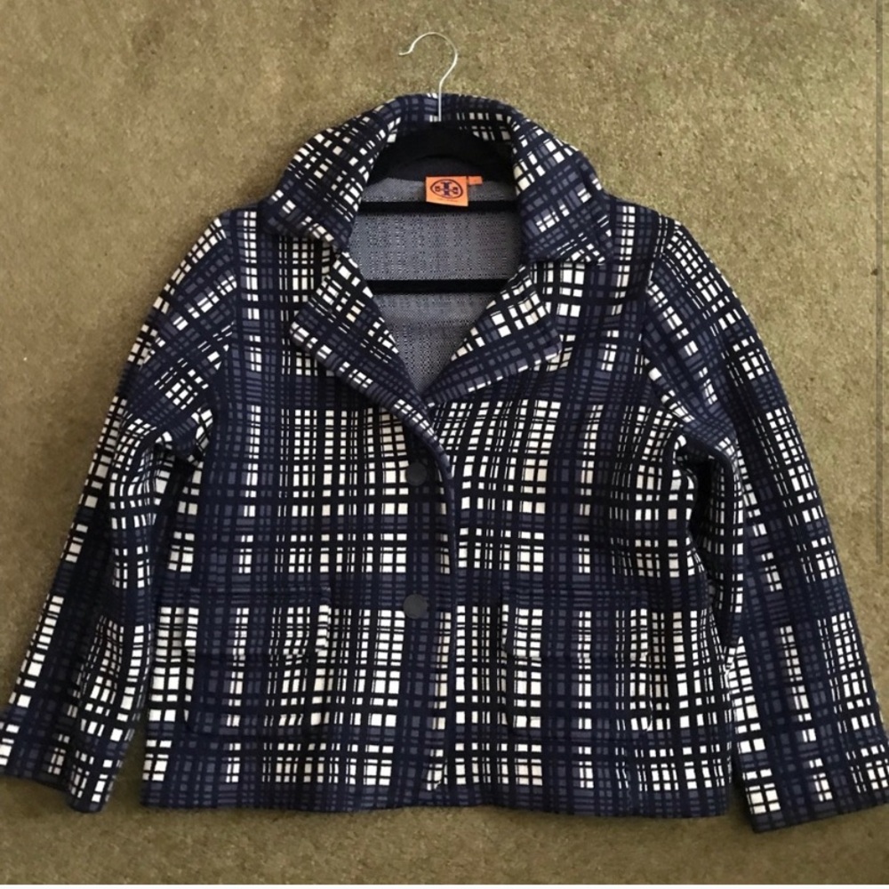 Tory Burch Navy Blue Blazer/Size L